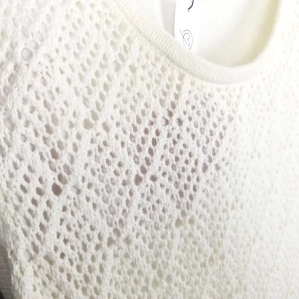 The Drop NWT Womens Ritu Crochet Maxi Dress Size XL White Romantic Cottagecore - Picture 7 of 13